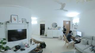 Inside Ashish's house - Newbeedrone Invisi360 without Lens guards