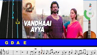 Vandhaai Ayya / Dandaalayyaa / Jay Jaykara | Baahubali 2 | Keyboard / Violin Notes Arr. by Sibin S S