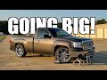 LIFTING MY LOWERED TRUCK! (FROM SLAMMED TO MUDDING IN 24HRS)