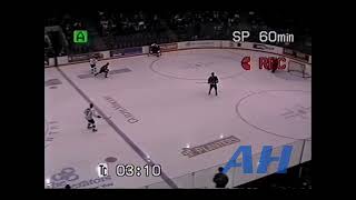 OHL Mar. 26, 2004 Cam Janssen,GUE v Jim Kehoe,OS (hit) Guelph Storm Owen Sound Attack