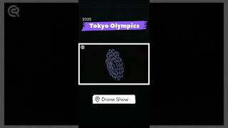 Tokyo Olympics 2020 Drone Show 😮 #tokyoolympics