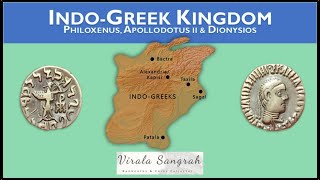 Indo-Greek Kingdom | Coins of Philoxenus, Apollodotus II & Dionysios | Bi-lingual Coins of India