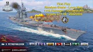 ⚓ World of Warships - First play - Petropavlovsk - This ship almost drives itself 😲💖👍