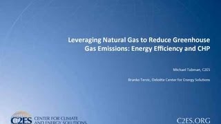 Webinar: Leveraging Natural Gas to Reduce GHG Emissions -The Power Sector