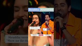 Shashwat Singh and Sunidhi Chauhan VS Ayushmann Khurrana song contest||✴️ #shots #vs