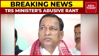 Breaking | Hot-Tempered TRS Minister Abuses Congress Neta Revanth Reddy Over Land Grab Allegation