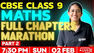 CBSE Class 9 Maths | Full Chapter Marathon | Part 2  | Exam Winner