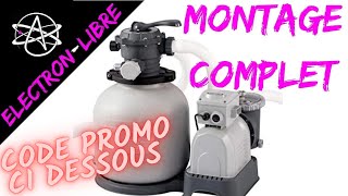 MONTAGE POMPE A SABLE 9.5 M3/H INTEX