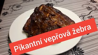 Pikantní vepřová žebra - Skvělý recept na ďábelsky palivá žebirka