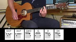 Wichita Lineman - Glen Campbell - Acoustic Guitar - Original Vocals - Chords