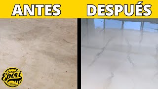 Piso Con Acabado Lujoso Con Resina Epoxica | Cubiertas Epoxi