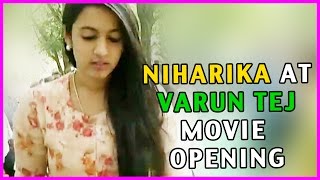 Konidela Niharika Hungama @ Varun Tej Mister Movie Opening - Srinu Vaitla
