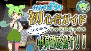 かかり釣り初心者ガイド！これで安心!!!タックルボックスの中身徹底紹介!!!【ずんだもんのイカダ釣り日記】