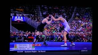 NCAA Wrestling Finals 2018 125 3Spence Lee(Iowa) vs 4Nick Suriano(Rutgers)