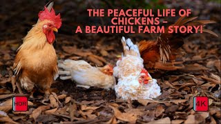 🐔 The Peaceful Life of Chickens – A Beautiful Farm Story! 🐔