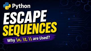 Python Escape Sequences Explained | \n \t \ for Beginners