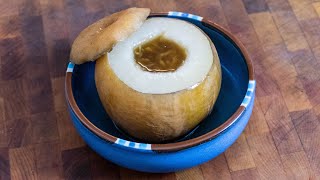 Steamed Asian Pear with Honey and Ginger for Lung Health