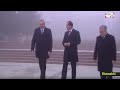 president ilham aliyev arrived in shamakhi district for visit