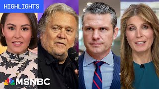 Trump Transition Coverage - Jan. 13 | MSNBC Highlights