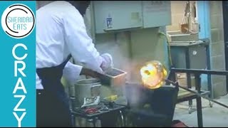 Executive Chef Daniel Ansu Cooking W/Glass @ Sheridan Gala