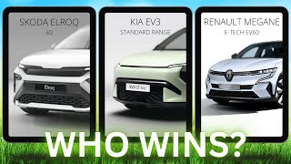 Skoda Elroq 60 ⭐️ Kia EV3 Standard Range ⭐️ Megane E-Tech EV60