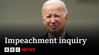 Joe Biden to face formal impeachment inquiry | BBC News