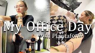 Office Tour：ケイナのお仕事の日🖥お兄ちゃんと働くオフィス・デスク・かばんの中身｜My Office Day with Plantaform