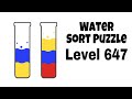 Water Sort Puzzle Level 647