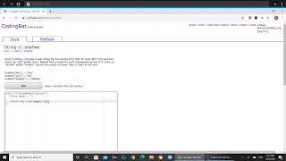 String 2 (oneTwo) Java Tutorial || Codingbat.com