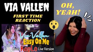 First Time Reaction - Via Vallen Easy On Me By Adele Cover Koplo Live Version L Reaksi L So Amazing