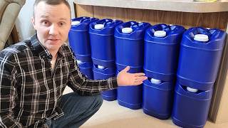 The RIGHT Way to Store Water Long-Term for Emergencies!