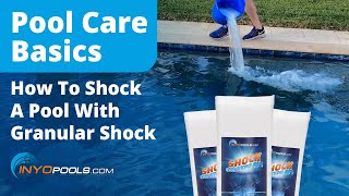 How To Shock A Pool With Granular Shock