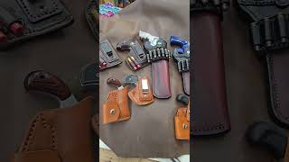 Smith and Wesson 629 44 mag holster, Bond Stubby IWB holster, NAA Sidewinder Necklace holster.
