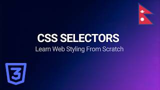 CSS Selectors Explained | Element, Class, ID, Universal & Group Selectors 🔥