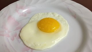 #515-1 fried egg: sunny side up - 계란후라이: 서니사이드 업