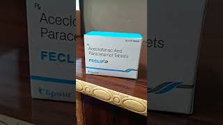 Aceclofenac And Paracetamol Tablets