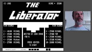 TRS-80 Games 8 \u0026 9 - The Liberator (1982) and Donkey Kong (1982) - Games I Used To Play