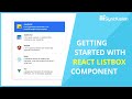 Getting Started with React ListBox Component