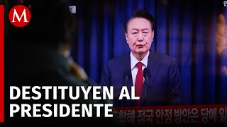 Destituyen al presidente de Corea del Sur tras intento de instaurar Ley marcial