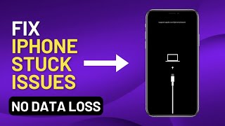How to Fix iPhone iOS 17 Stuck issues | Stuck in recovery mode, Apple logo | Wondershare Drfone