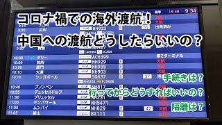 【海外】中国へ行ってきます！手続きは？隔離は？【説明】