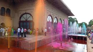 Deeg Jal Mahal Colour Fountain 2017