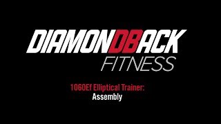 1060ef Elliptical Trainer Assembly Video