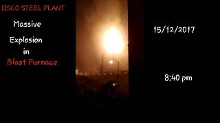 Burnpur Sail Kalyani Blast Furnace Explosion|iisco steel plant|SAIL|