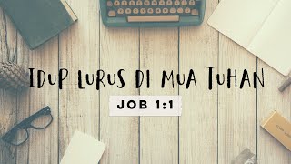 Ps Brundang | Idup lurus di mua Tuhan