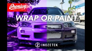 Is inozetek vinyl wrap the next best material?? SKYLINE R34