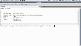 Python SQL Dumper - How to use limit with --dump option