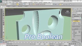 3ds Max Basic Modeling Boolean Operations