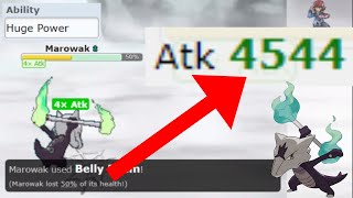 Huge Power Alolan Marowak Attack Stat tho