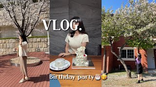 bts neighbor's birthday vlog ㅣ Korean girl's daily life, birthday party 🥳